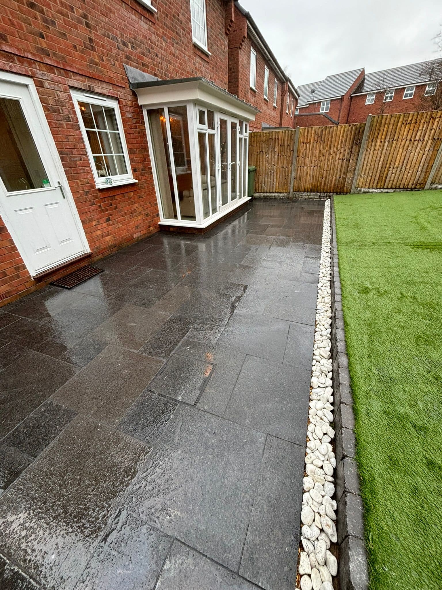 Artificial Grass & Slate Patio - Photo 17
