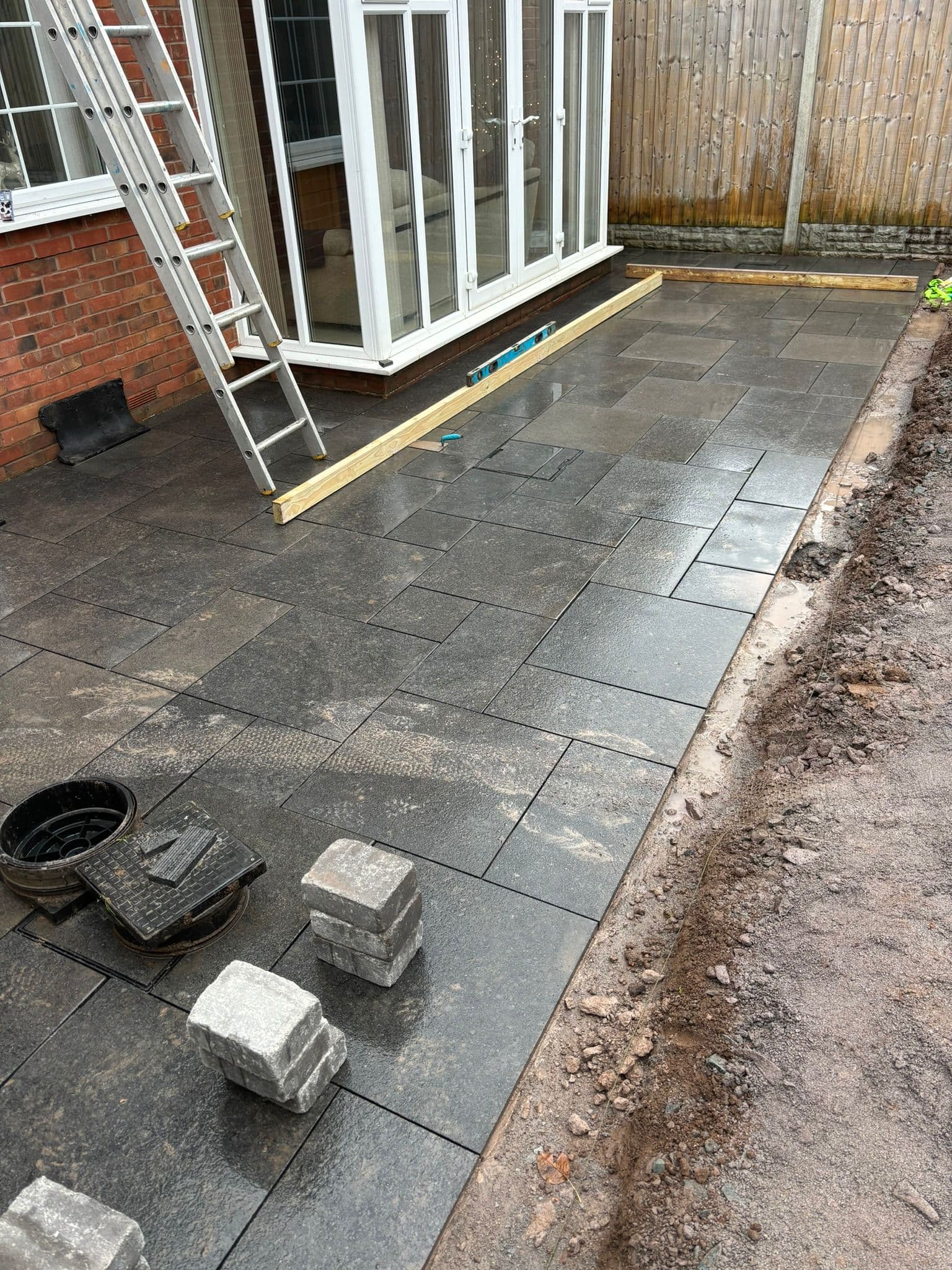Artificial Grass & Slate Patio - Photo 5