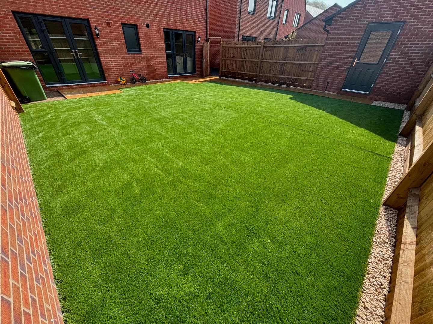 Artificial grass installation